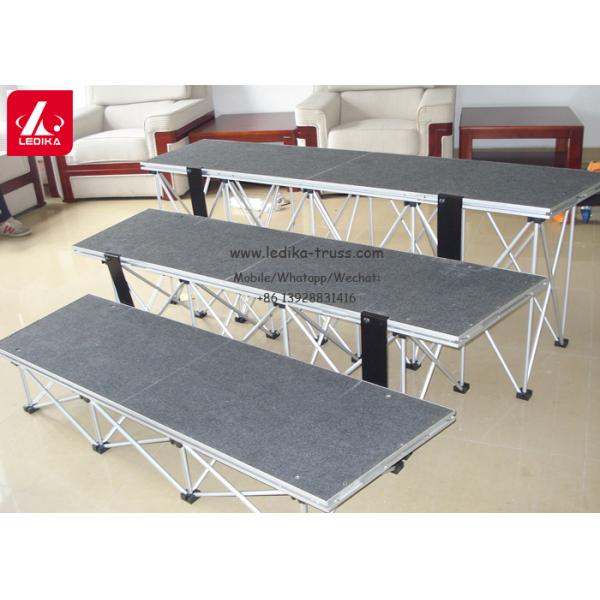 Collapsible 800mm Height Aluminum Stage Platform For Concert