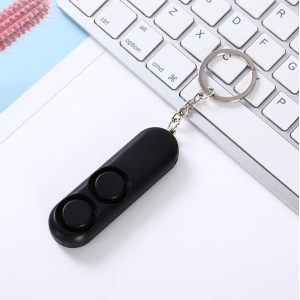 120db Black Personal Security Alarm For Women,Girls,Kids,Men, Children, Elderly