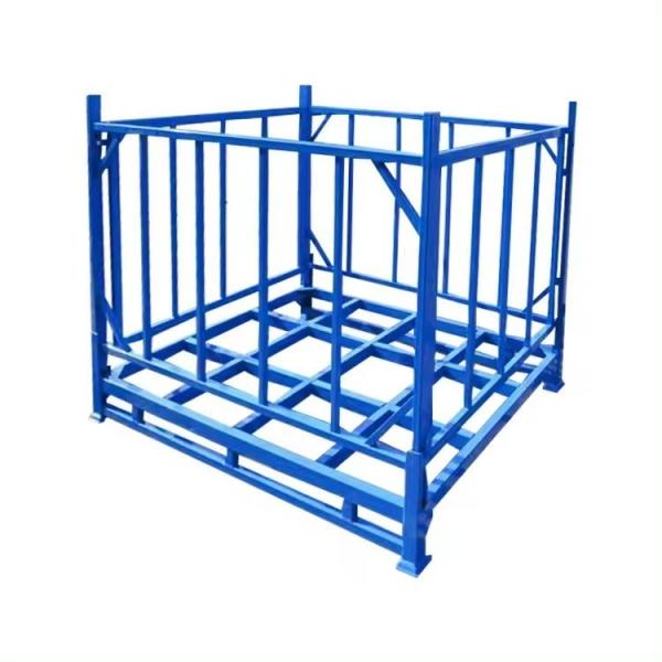 High Density Warehouse Stacking Racks , Truck Spare Metal Stacking Shelves