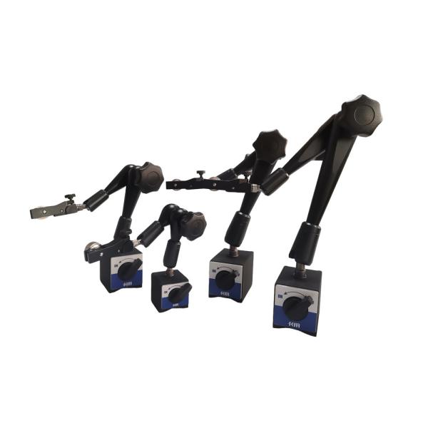 Industrial 50Kg Magnetic Force Black Forced Locking Pole Type Magnetic Stand
