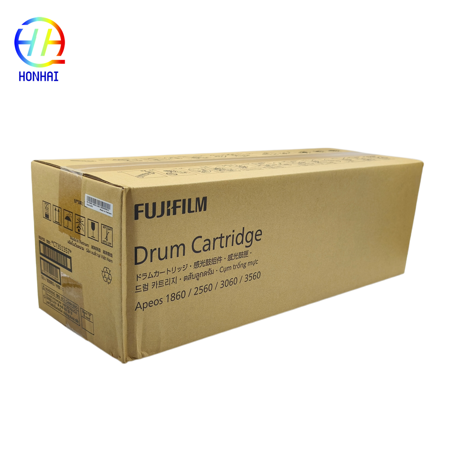 Original Drum Cartridge with 30,000 Page Yield and Premium OPC Material for FujiFilm Apeos 1860 2560 3060 3560 Printers