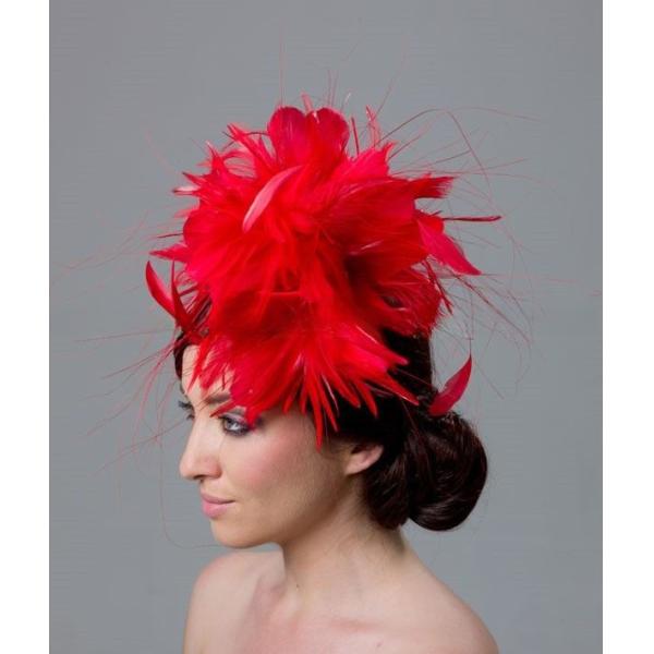 DHL/UPS/FedEx/TNT Shipping Feather Headwear with Goose Feather Flower and Wire Accessory