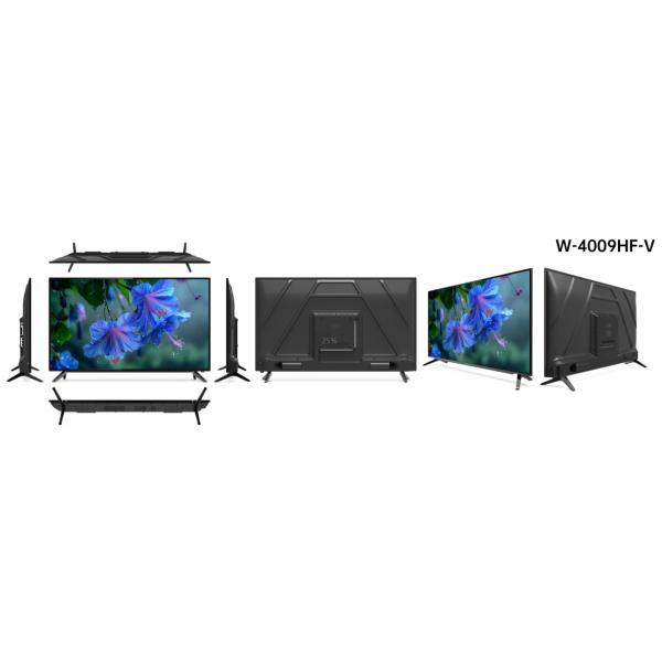 WebOS 40 Inch 2k TV Tempered Glass Metal Housing With Frameless Design