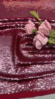 Leafy Red Sequin Embroidery Fabric  For Party Occasions Dresses