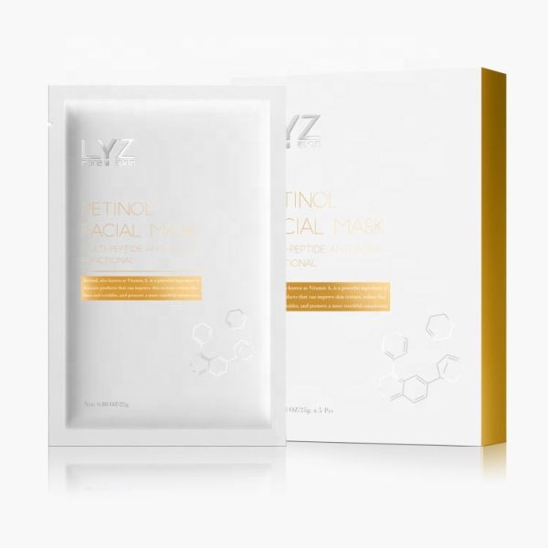 Retinol Serum Face Mask Anti-Aging Repair Cells Collagen Supplement Inhibit Melanin Skincare Anti-wrinkle Facial Mask