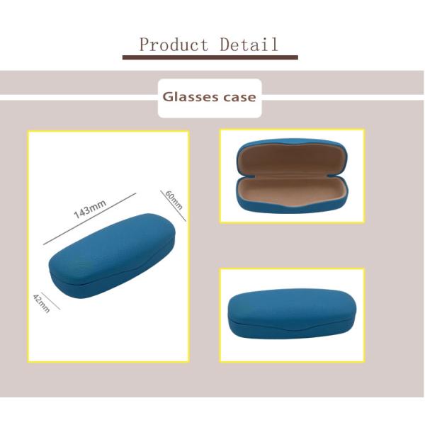 Iron Leather Personalised Hard Glasses Case Luxury Fashion Cute