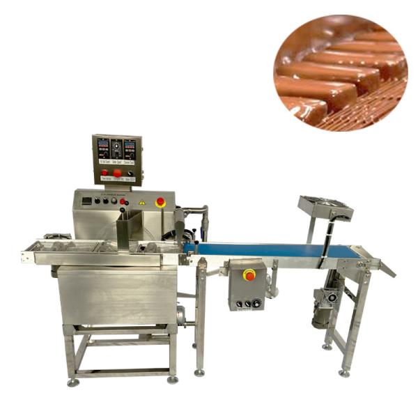 PE8 Commercial Fan Cooling Chocolate Enrober Machine Donut 3.2m Tunnel