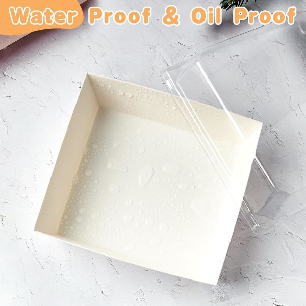 Charcuterie Boxes With Clear Lids, Pack Pink Bakery Boxes, Cookie Boxes, Small Treat Boxes For Pastry, Sandwich, Cupcakes, Strawberries, Dessert To Go Containers