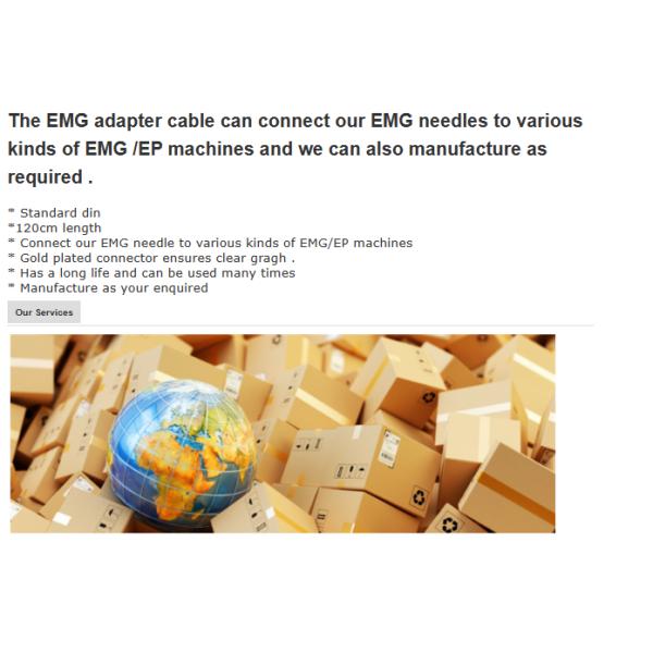 38mm EMG Needle Electrode Ergonomic Hub Design 0.45mm Tip For Electromyography