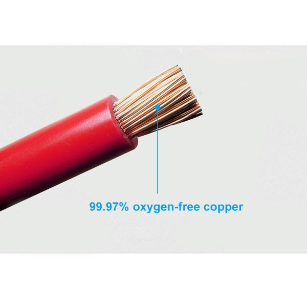 4 AWG Battery Connection Cable High Current Copper PVC 300cm 500cm