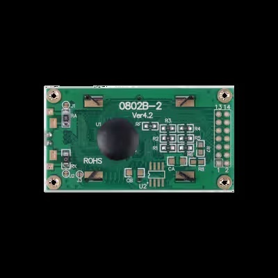 8x2 STN Blue Monochrome LCD Display 8x2 Character Display 5V ST7066 Module Replacement