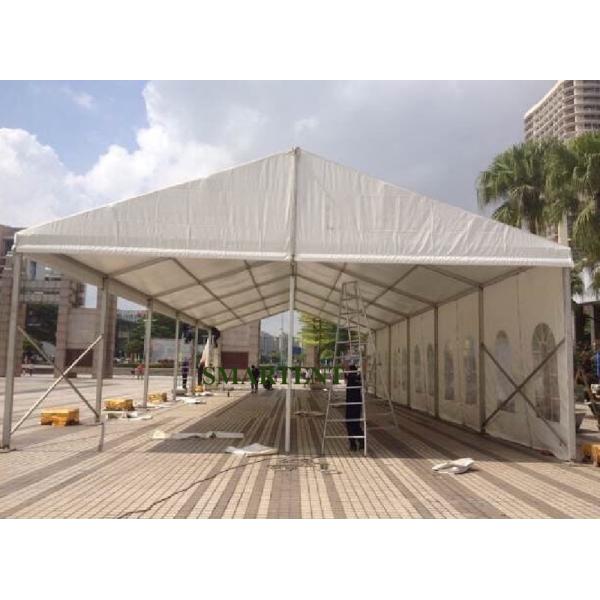 Огнезащитная белая сень газебо шатра партии 10x30 со свадьбой H6XW7XL50M PVC стенок