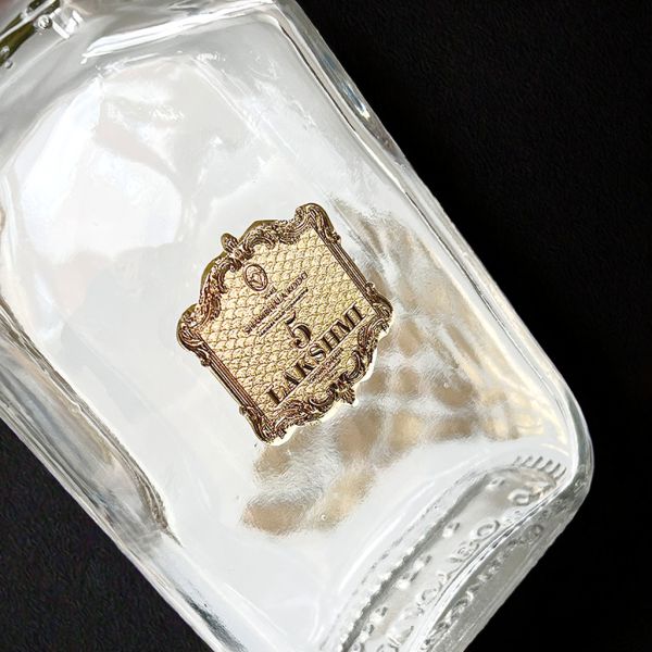 Personalized Gold Foil Waterproof Stickers for Sparkling Wine Non-Fading Colors with Strong Adhesion  Labels