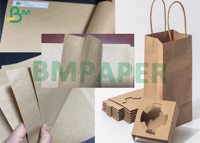 400gsm Kraft Cardboard выносливое картона 400gsm Kraft краснокоричневое для на вынос упаковки сумки