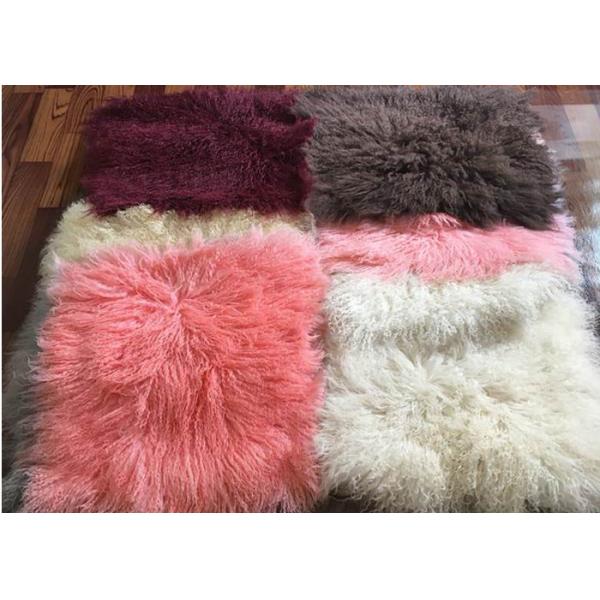 Курчавый пушистый монгольский реальный половик овчины Виндпрооф греет для делать пальто