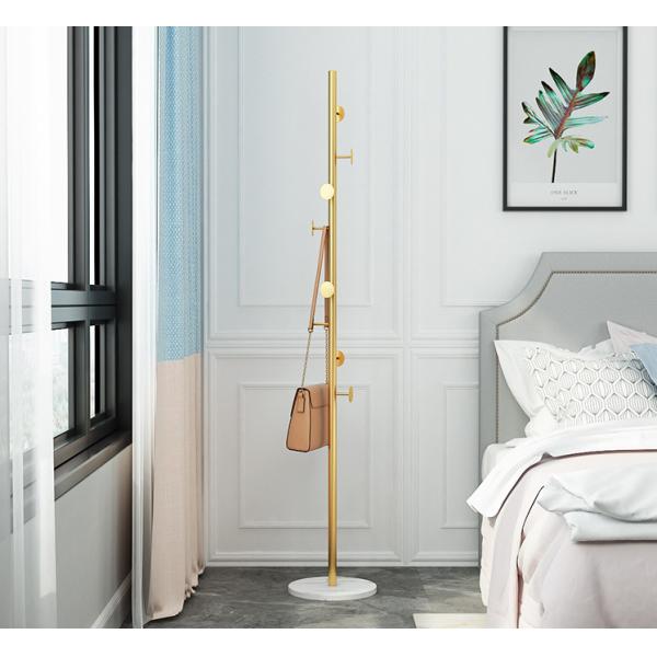 Metal L32cm Floor Standing Clothes Rack Corrosion Resistant