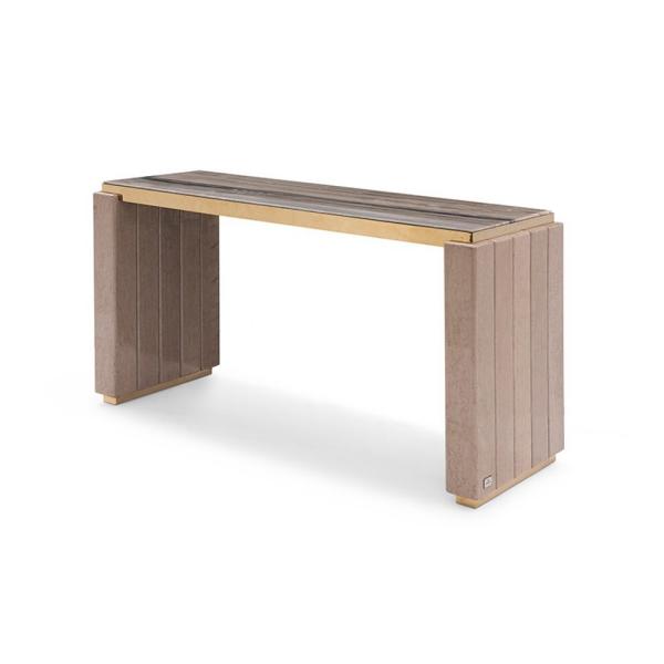Marble Top Veneer Modern Luxury Console Table W012H8