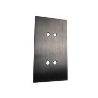 la tolerancia de 0.01m m anodizó las placas de aluminio que trabajaban a máquina del CNC 5 AXIS