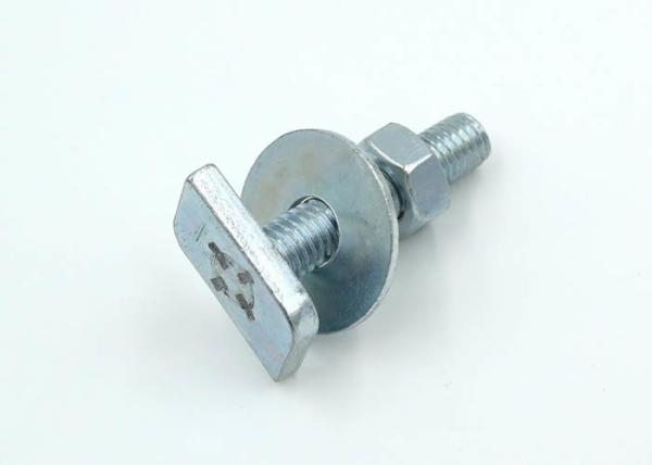 Galavanized Mild Steel Square Head Bolts with Hex Nuts and Flat Washers