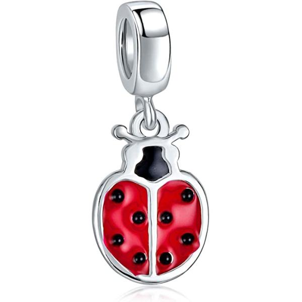 Персонализируйте красное удачливое насекомое Ladybug садовник качает шарики шарма для женщин предназначенных для подростков