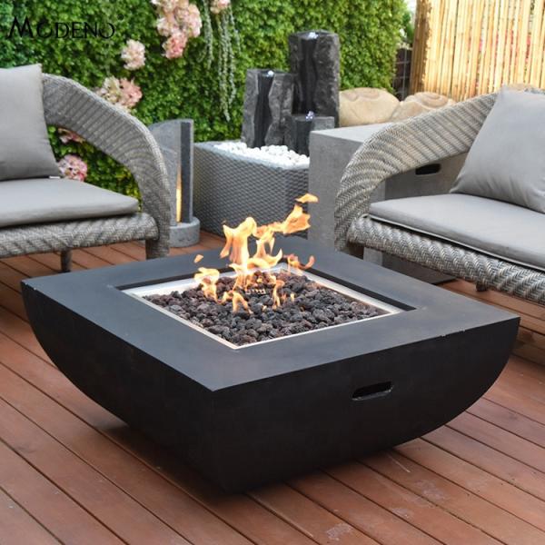 Corten Steel Gas Fire Pit Heater Propane Outdoor Fire Pit Table