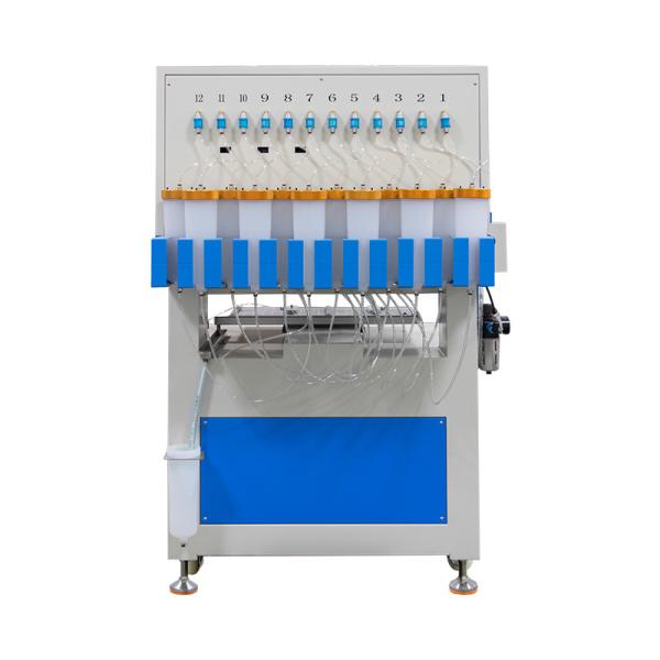 Máquina de distribuição de silicone de PVC de 12 cores para decoração de roupas