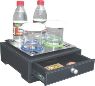 Cortesia Tray With Drawer do banheiro 260*260*H90mm para hotéis da parte alta