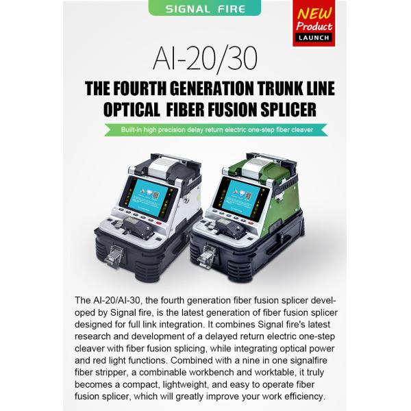 AI20 AI30 AI10 Fusion Splicer FTTH Soldador de fibra óptica FTTH Máquina de empalme de fibra óptica
