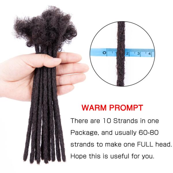 Permanent Faux Locs Crochet Box Easy Braids Dreadlocks Hair Extensions for Black People