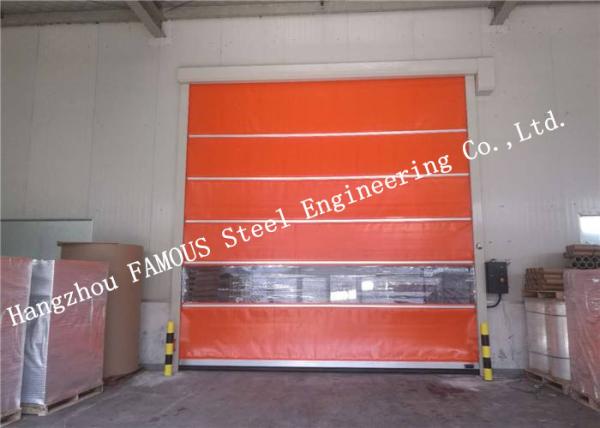 Galvanized Treatment Surface High Speed Electrical Steel Roller Shutter Door Customized