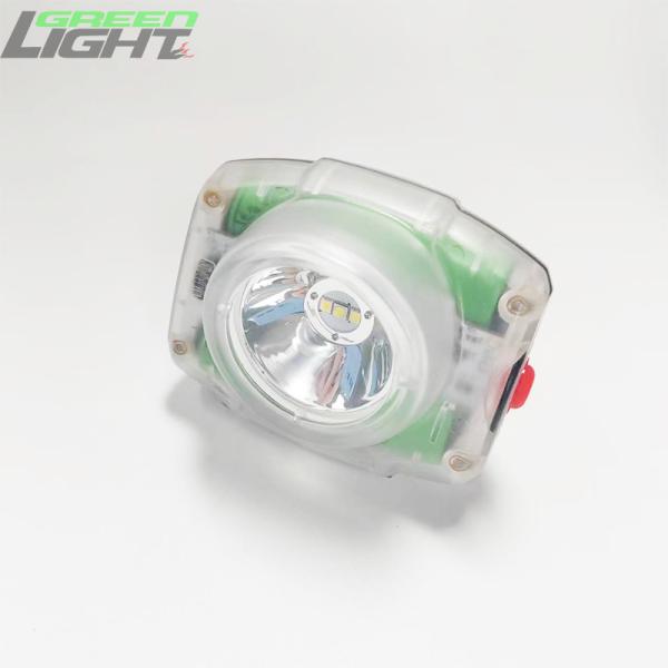 新しいミニマイニングハードハットライト 23000lux IP68 LEDマイナーランプ 7Ah 再充電可能 4.4W 高明度マイニングキャップランプ
