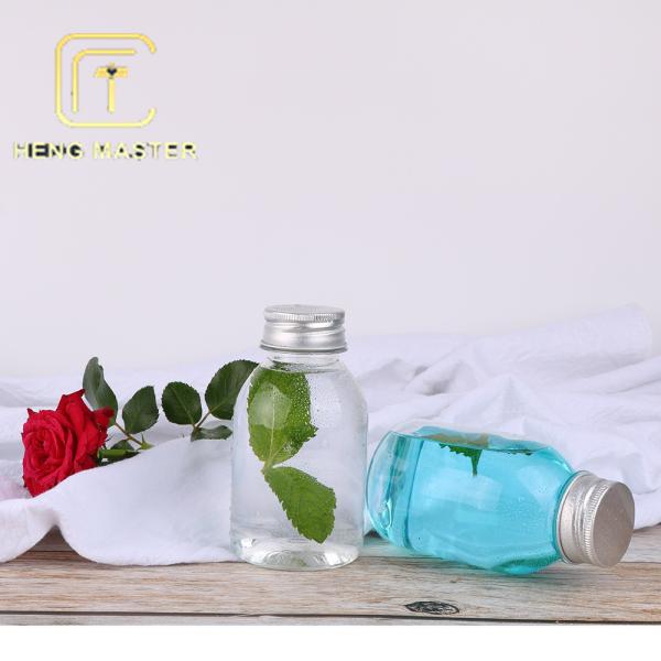 250ml Milk Tea Drink Bottle 8 Oz Plastic Juice Bottles With Caps
