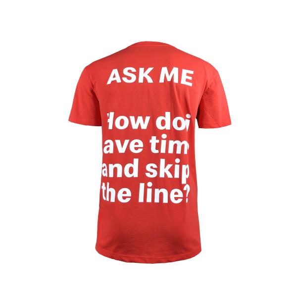 Dining Room Worker Uniform with Soft and Breathable 100% Polyester Shirts in Red Color
