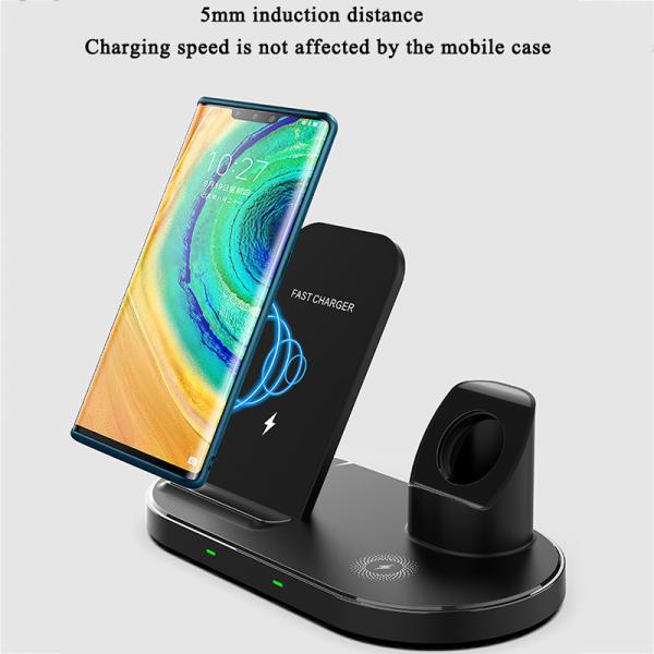 Wireless Charger,3 in 1 Wireless Charging Station Compatible with Garmin Watch Charger,Compatible for Samsung Galaxy and