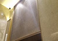 Le terrain découvert Ss304 de 20% a serti par replis le fil décoratif Mesh In Architectural Wall