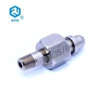 Linha masculina do adaptador 316 do cilindro de gás do hexágono DIN477 BS341 CGA