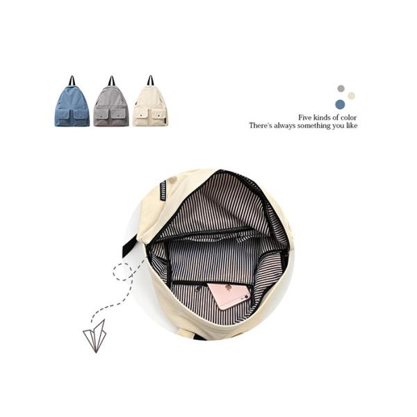 Promotional Custom Cheap Khaki Cute Vintage Outdoor Computer Canvas Sports Backpacks Wholesale With Button Pockets