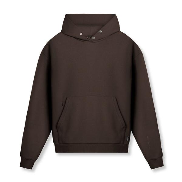 Casual Men Pullover Sweater Hoodie Loose Solid Color Off Shoulder Long Sleeve