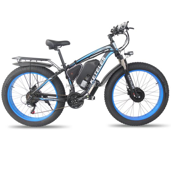 High Power 17.5AH Battery Electric Bike with Front Hub Motor and Aluminum Alloy Frame