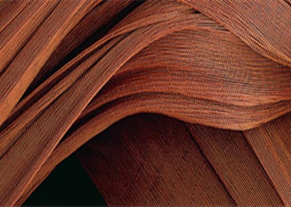 Nylon 66 Tire Cord Fabric Brown 1260D For Semi Steel Radial