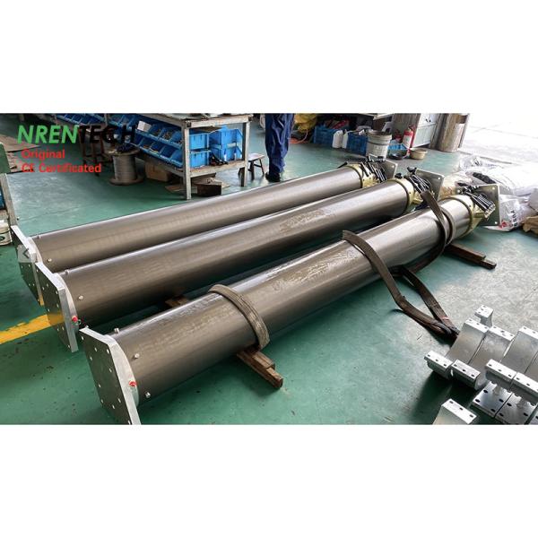 30m telescoping antenna pole 300kg payloads-5.5m closed height-for antenna-heavy duty payloads pneumatic mast