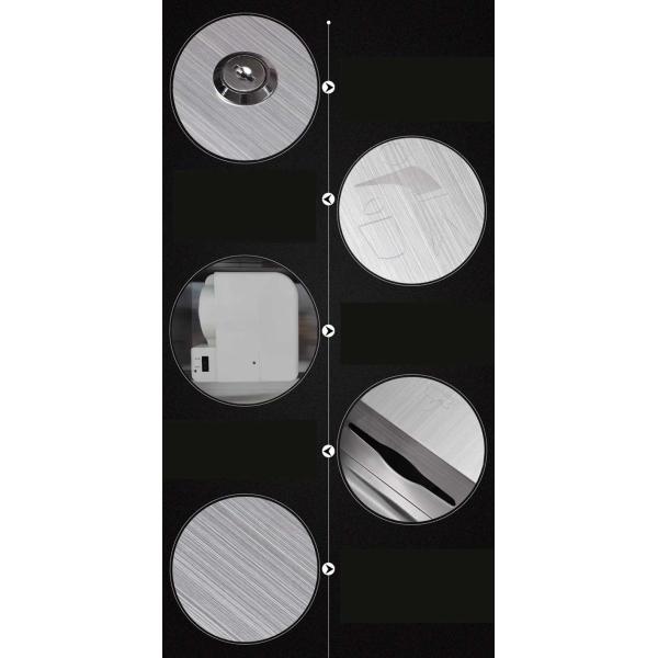 3 In 1 Stainless Steel Toilet Paper Dispenser Multifold Recessed Mounting