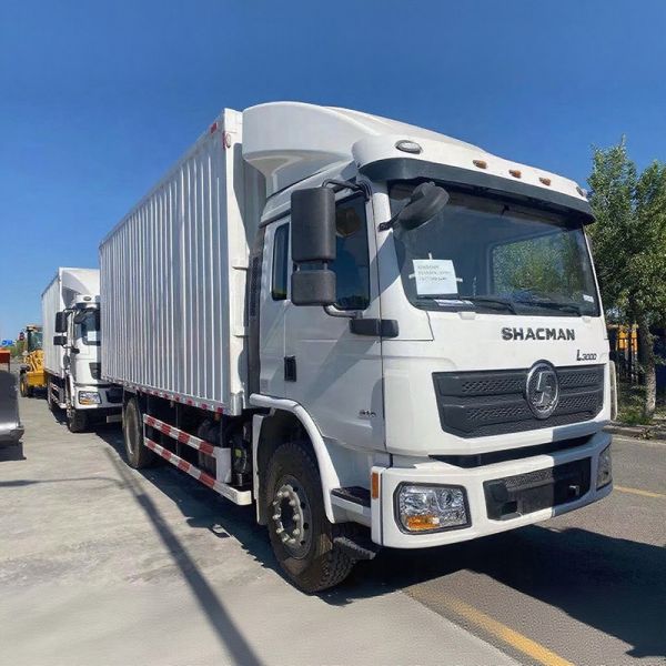 Shacman 10 Ton Box Truck Lorry Vehicles Single Bridge Automatic Box Cargo Truck