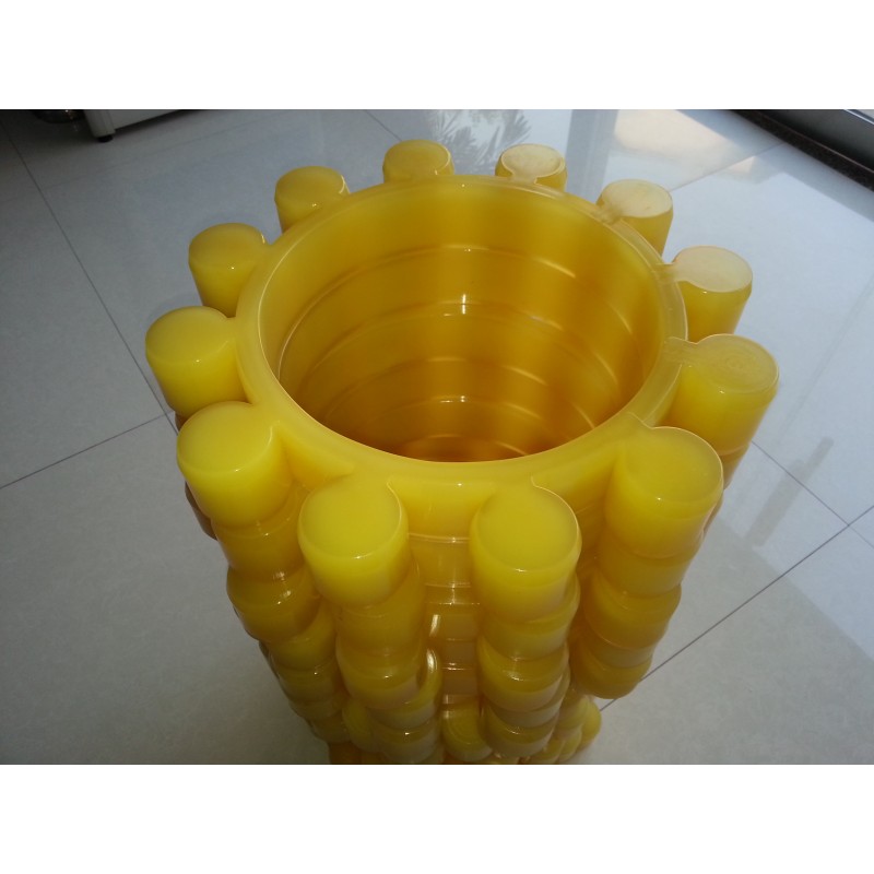 Standard Size Polyurethane Coupling with 90-98 Shore A Hardness and Yellow Color for MT Shafts