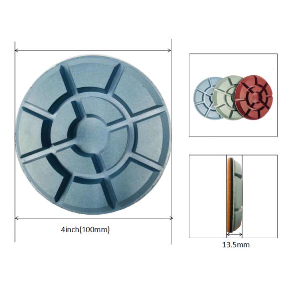 Конкретный пол полируя пусковые площадки диаманта 105mm полируя