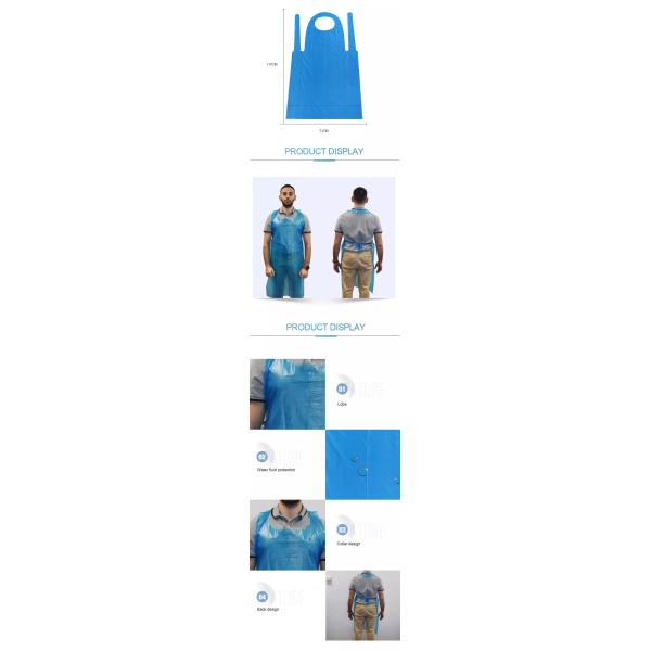 Personal Protection LDPE Disposable Plastic Aprons