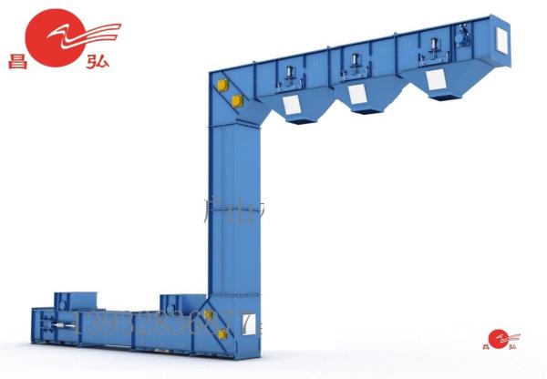Heavy Duty 35L Z Type Bucket Elevator Conveyor For Granular Materials