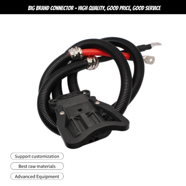 REMA Connector 80A 160A 320A Battery Connector Wiring Harness Electric Male Female Power Forklift Charger Connector With Cable