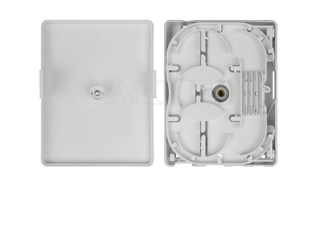 TKS-1806-02E 2-Port Wall Mount Box – Mechanical Protection & Fiber Management for FTTH