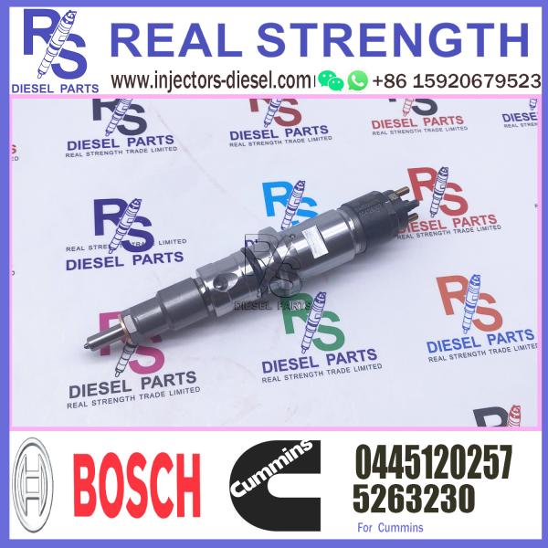Injetor 5263230 do ISC ISL do ISB das peças de motores da maquinaria de Cummins injetor de combustível 4994928 045120257 5263230 4994928 0445120257
